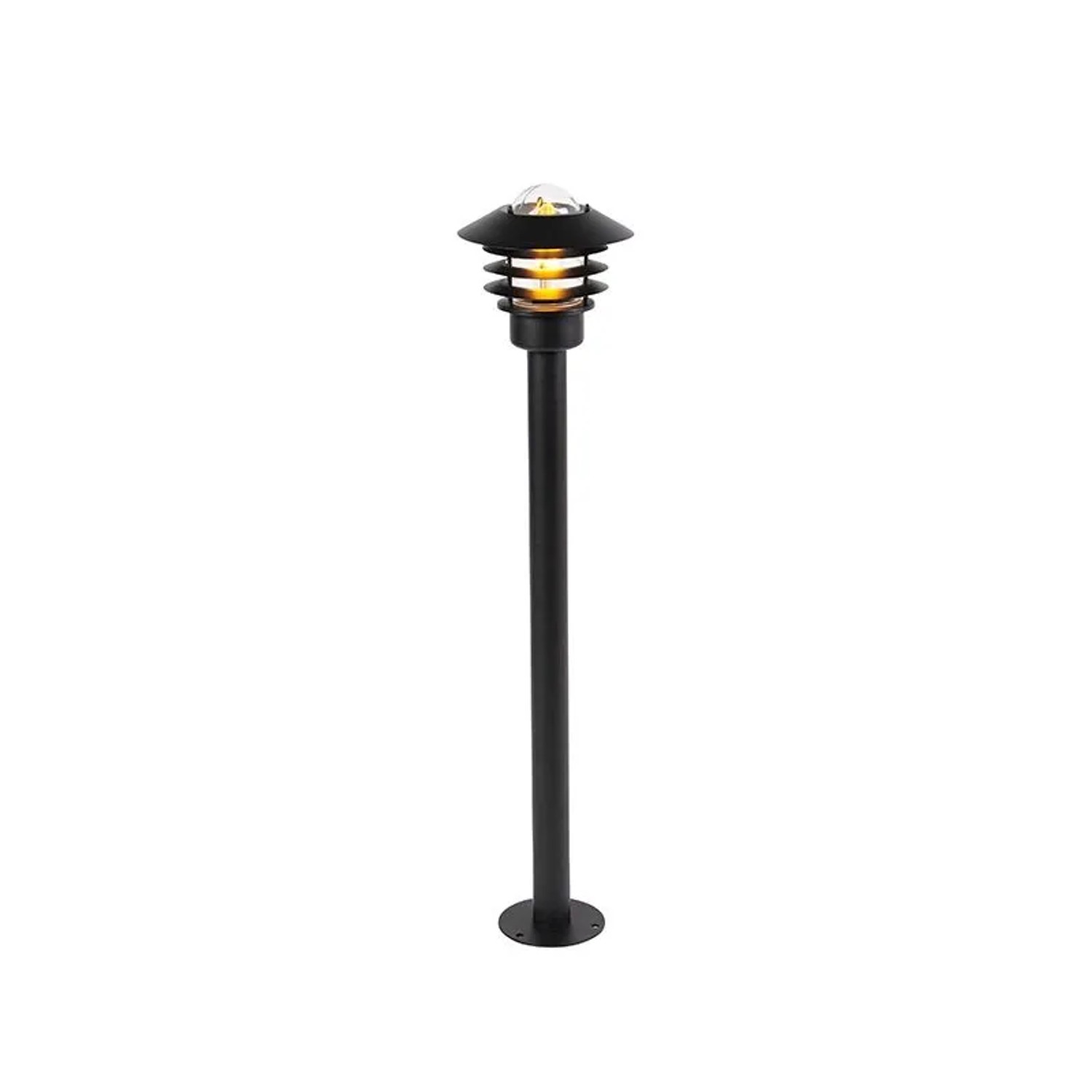 QAZQA Moderne Außenleuchte Schwarz 100 cm IP44 Prato