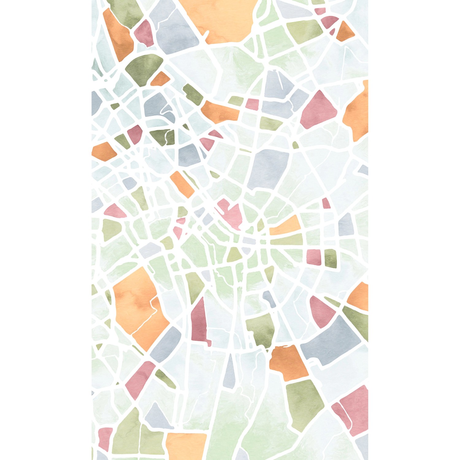 Komar Fototapete City Map B/L: ca. 150x250 cm günstig online kaufen