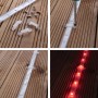 Paulmann SimpLED RGB LED-Streifen für Außen, 5m Komplett-Set, Montage und rote Beleuchtung.