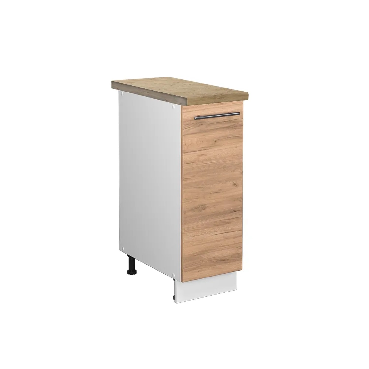 Vicco Apothekerschrank Fame-Line Goldkraft Eiche/Weiß 30 cm AP Eiche