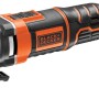 Black+Decker Multifunktionswerkzeug MT300KA mit Zubehörset, Multitool in Schwarz und Orange.
