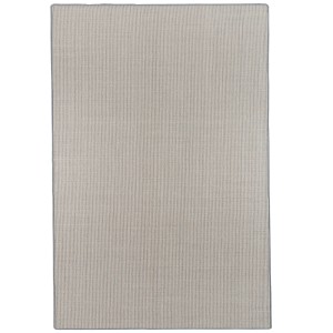 Quadratischer, grauer Sisalteppich (160x160 cm) von Snapstyle Natur. Klassischer Teppich für Wohnräume.