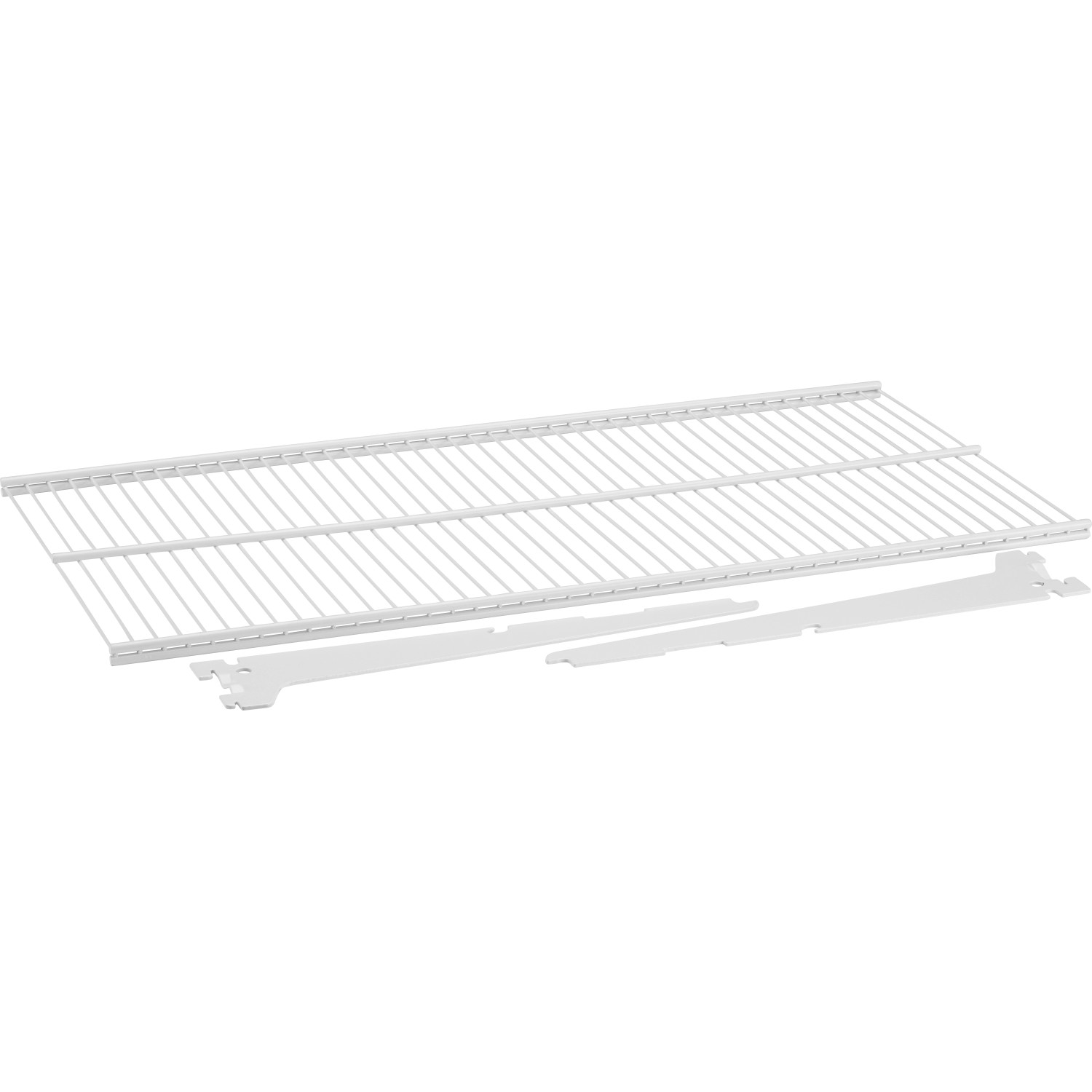 Metall-Drahtgitterboden 60 cm x 33 cm x 7,2 cm Weiß