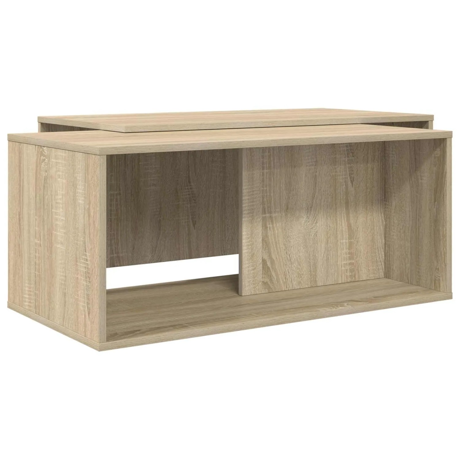 vidaXL Kaffeetisch Set 2-Tlg Sonoma-Eiche Holzwerkstoff 8000262