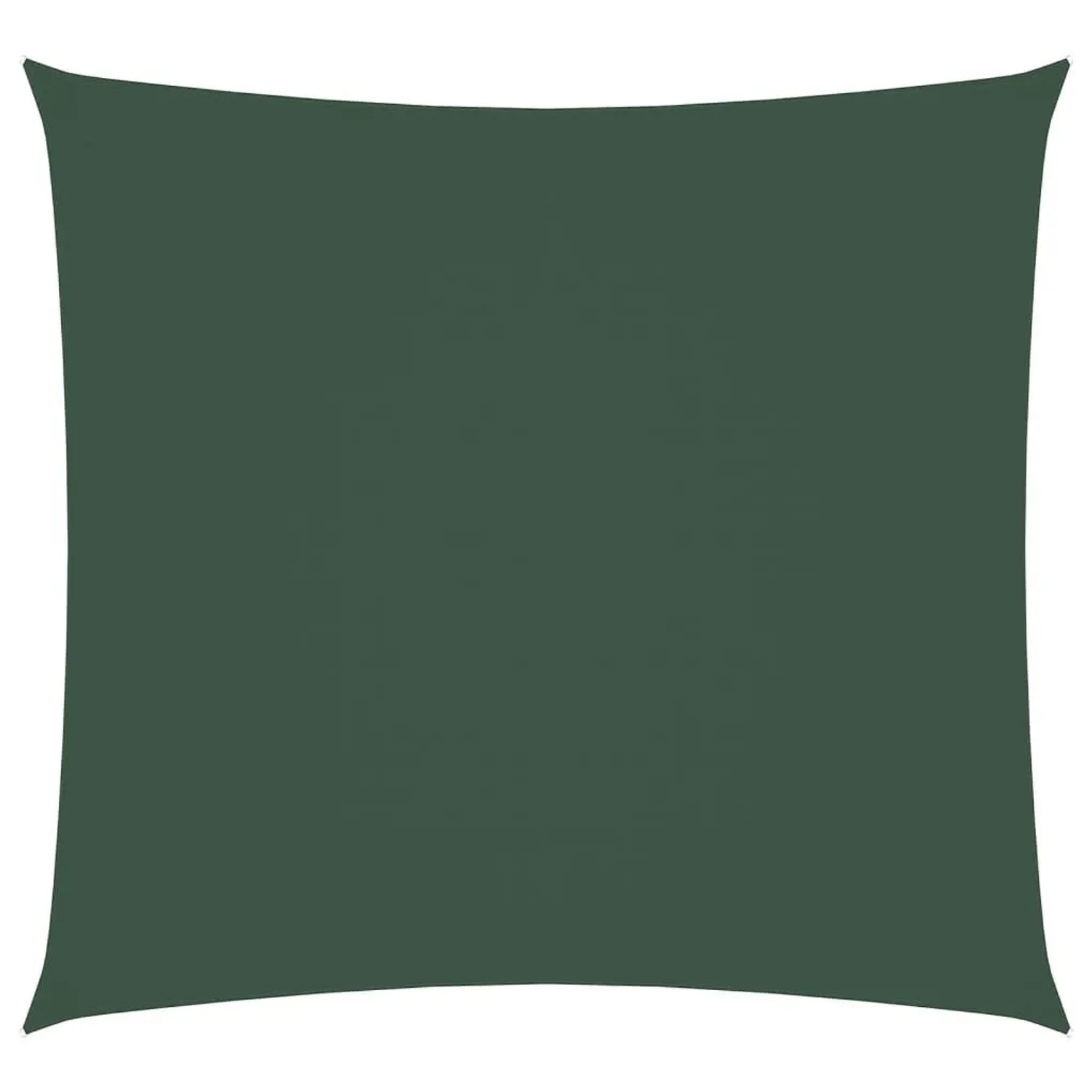 vidaXL Sonnensegel Oxford-Gewebe Quadratisch 3x3 m Dunkelgrün 135467