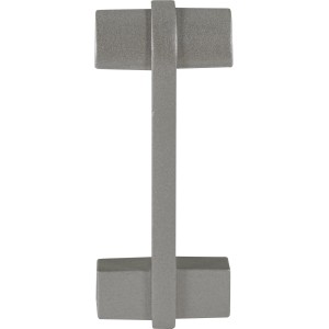 Fuchs Design Sockelleisten-Verbinder, 7 cm, Alu Silber Matt für Laminat & Parkett