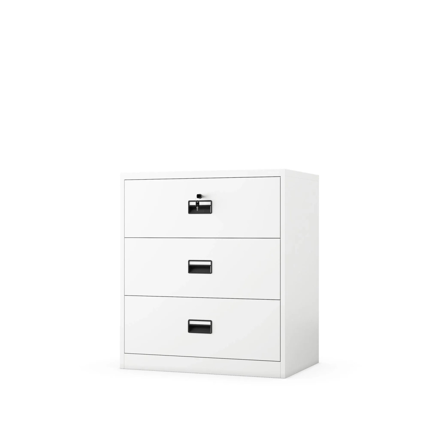 JAN NOWAK Aktenschrank aus Metall SARA XL V3 102x90x60 cm Weiß