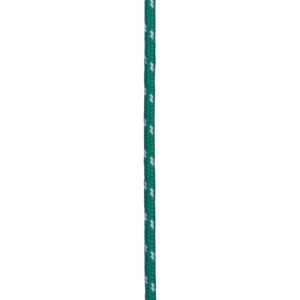 Grünes Seilflechter Yacht Schot, 6 mm, 16-fach geflochten, für den Segelsport.