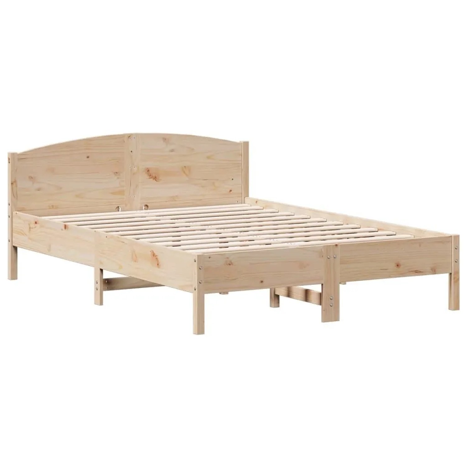 vidaXL Massivholzbett ohne Matratze 150x200 cm Kiefernholz 3216197 günstig online kaufen
