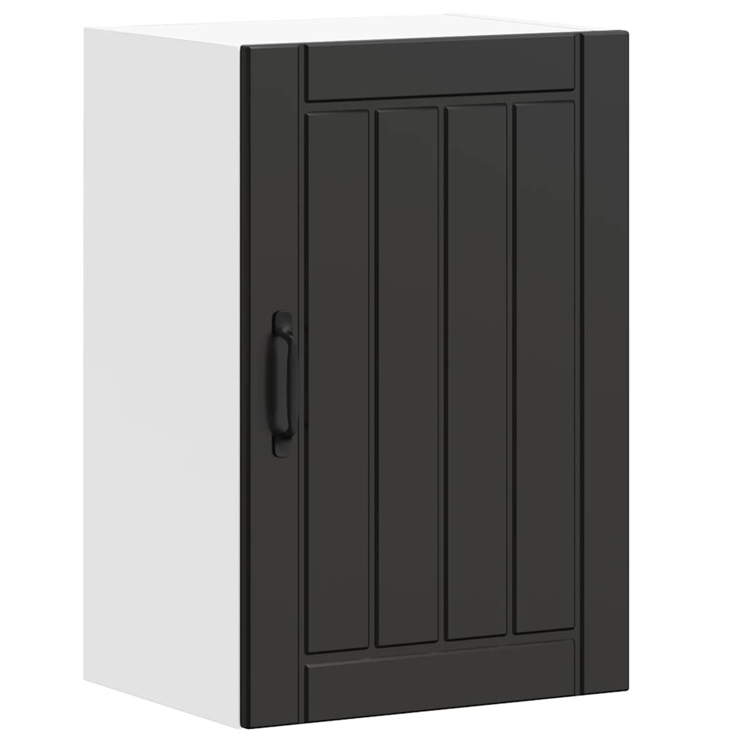 vidaXL Küchen-Hängeschrank Lucca Schwarz Holzwerkstoff 853788 günstig online kaufen