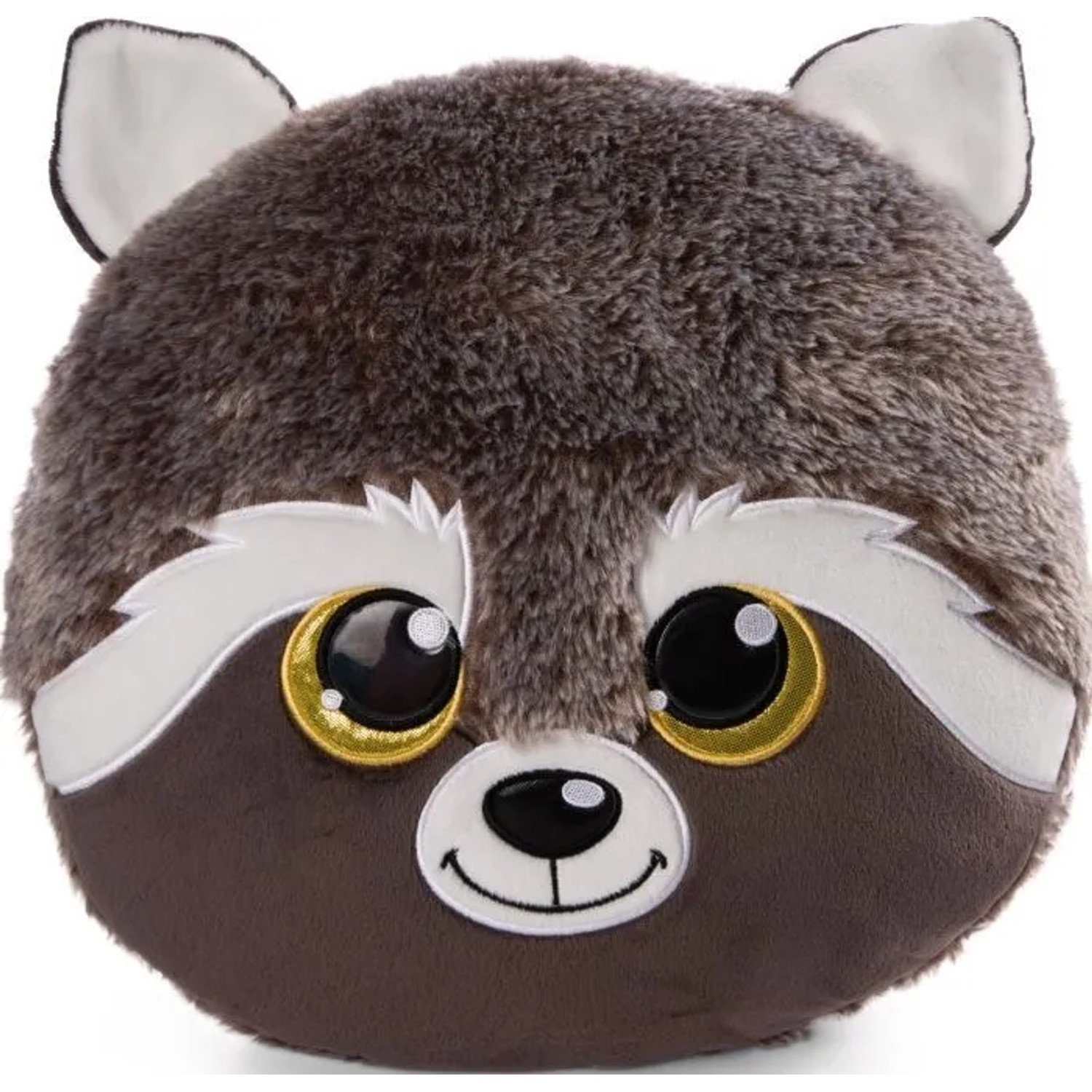 Nici 48586 Kissen GLUBSCHIS Waschbär Clooney 33x32cm