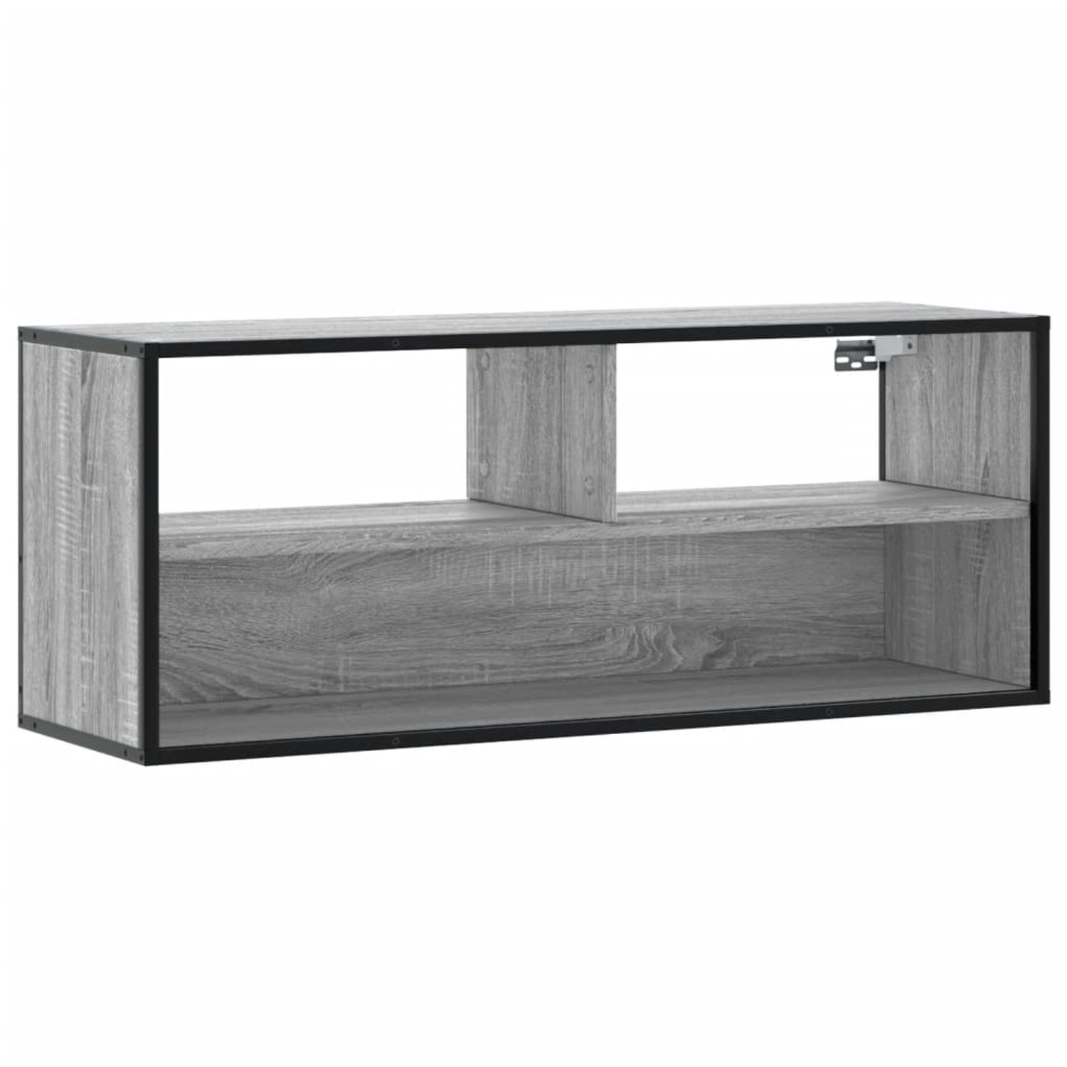 vidaXL TV-Schrank Grau Sonoma 100x31x39,5 cm Holzwerkstoff und Metall 84893 günstig online kaufen