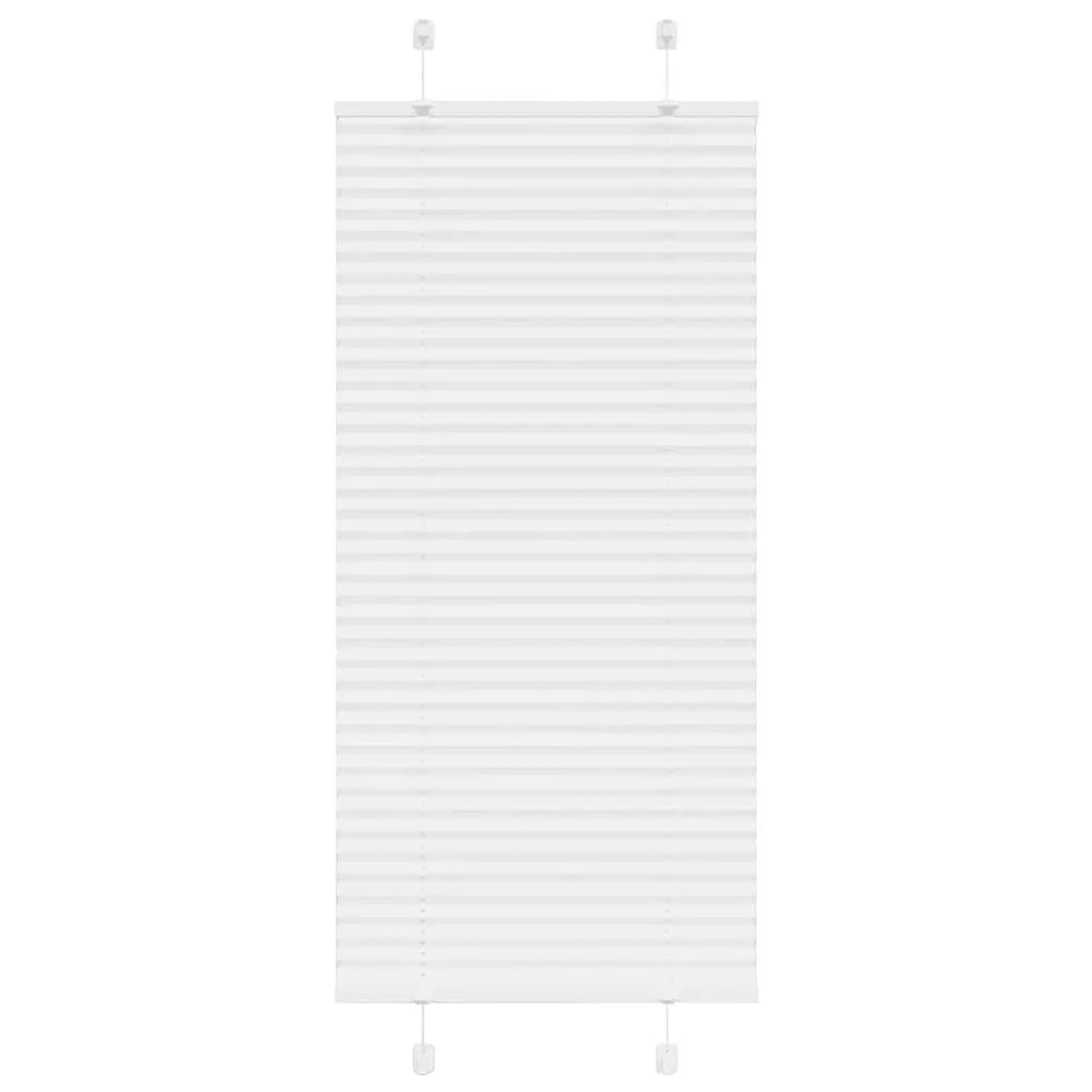 vidaXL Plissee Weiß 55x150 cm Stoffbreite 54,4 cm Polyester 4015491 günstig online kaufen