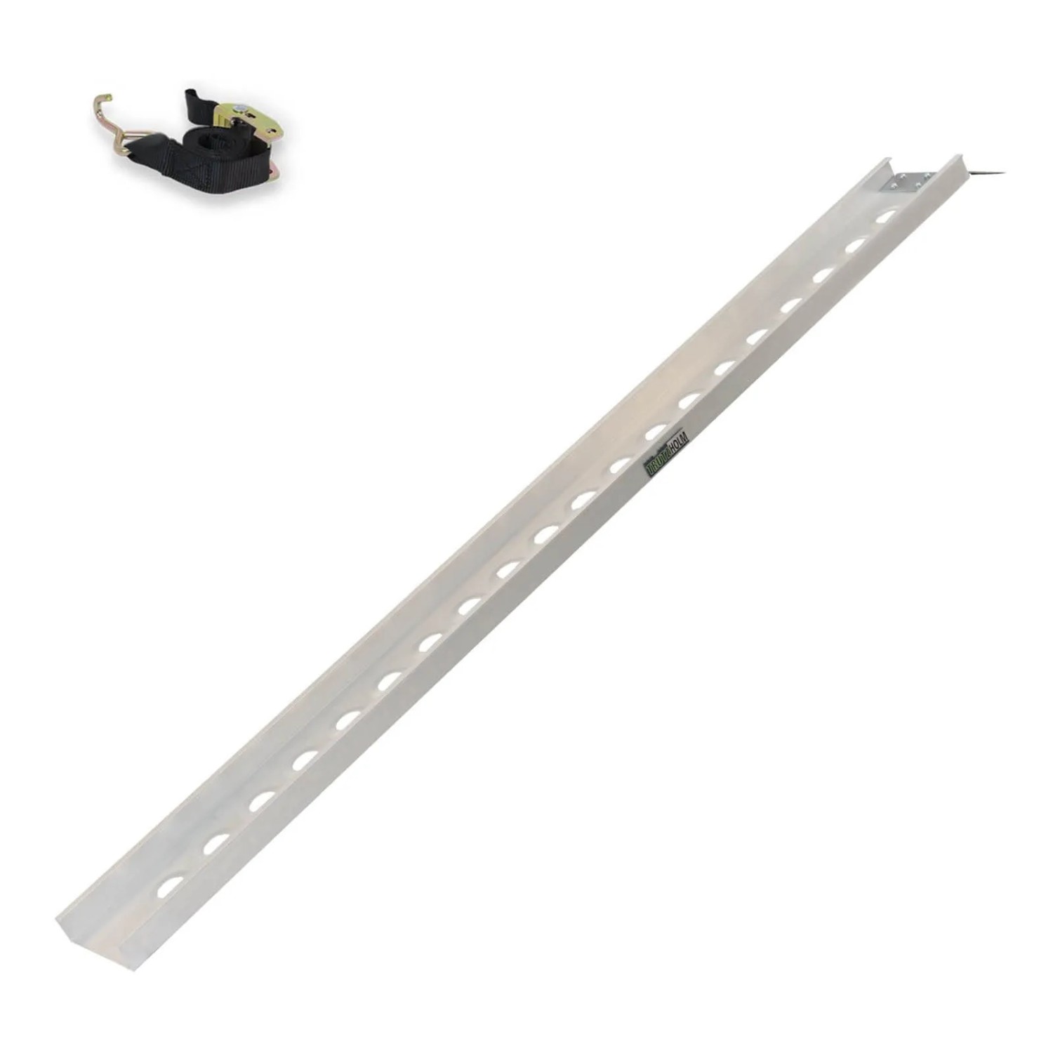 TRUTZHOLM 1 x Auffahrschiene 194cm Traglast 200kg Alu Grau
