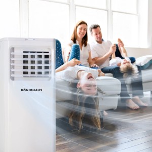 Könighaus Klimaanlage KH-AC-7000 Mobil Weiß 7000 BTU