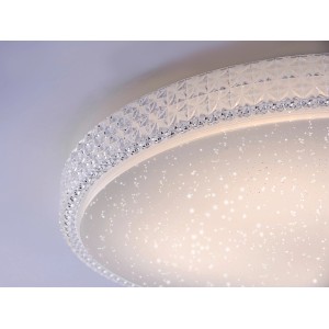 App-steuerbare LED-Deckenleuchte Lolasmart-Frida mit Sternenhimmel-Optik, Ø 60 cm.