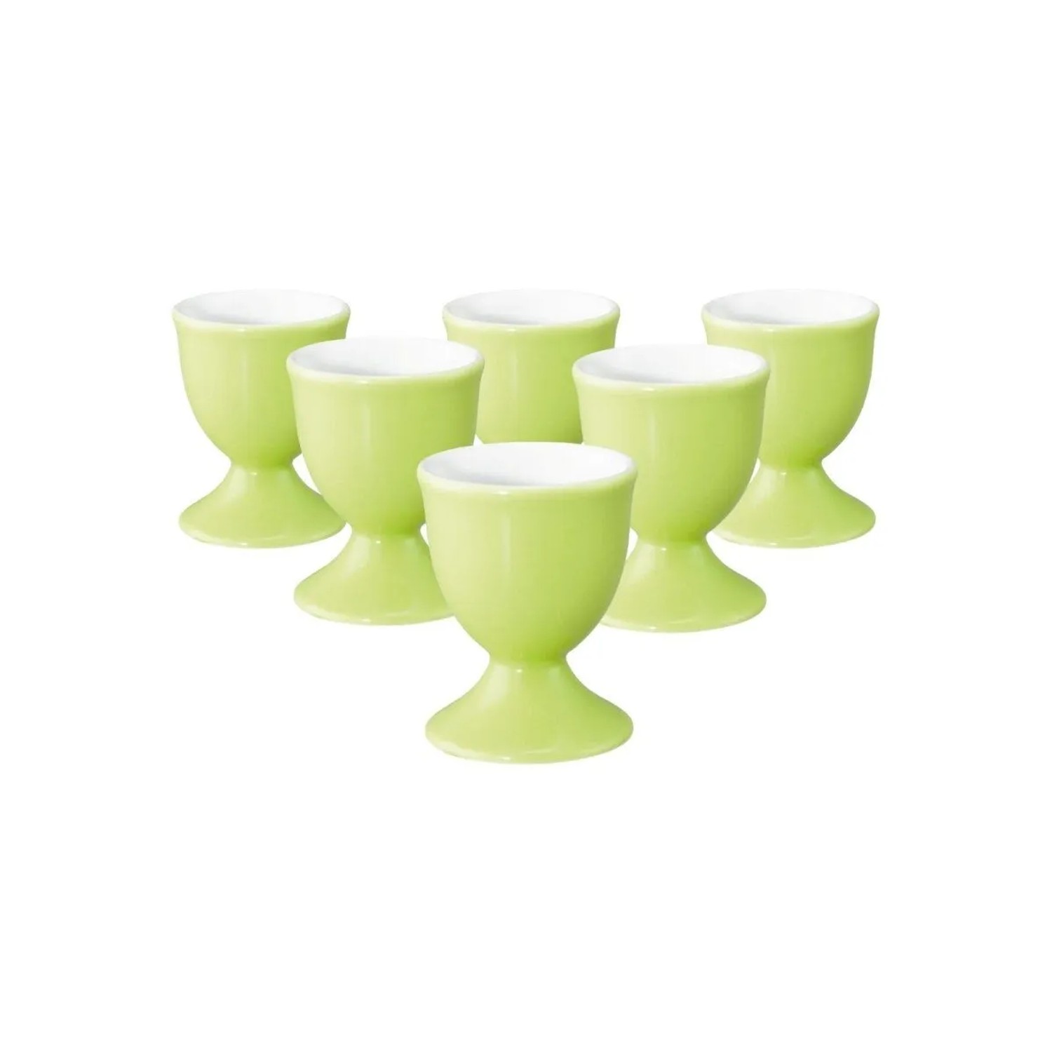 Seltmann Weiden Liberty Pure Colors Eierbecher 4,9 cm 6er Set Lime Green