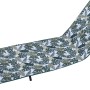 Verstellbare Strandmatte mit Blätter-Muster, ideal für Camping & Strand.