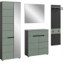 Inn.Furn Garderoben-Set 4-teilig in Salbei und Grau 220 cm Cooper