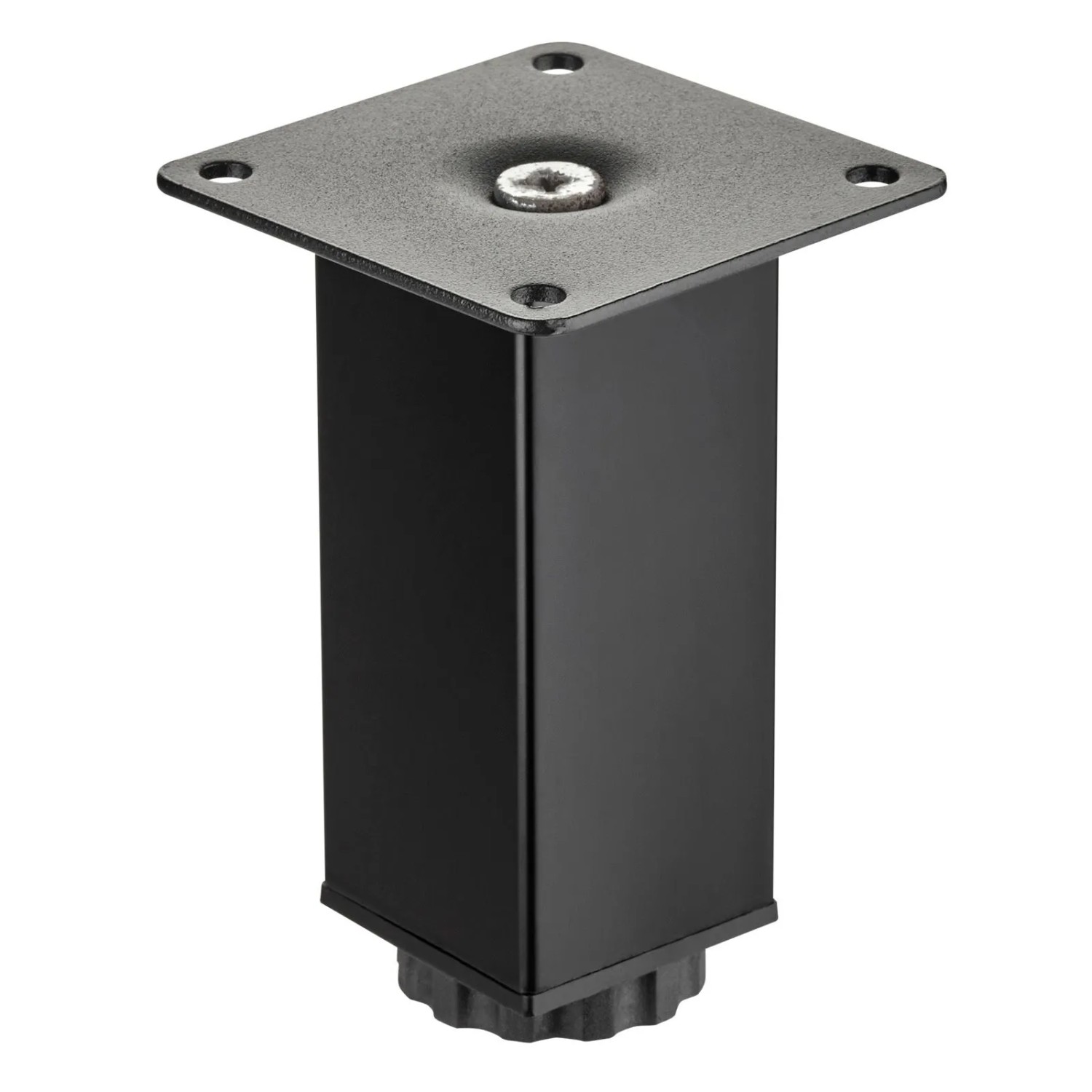 SOTECH Möbelfuß ZULU 38 x 38 x 100 mm Schwarz Matt