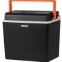 PROREGAL ICE-COOL Kühlbox, 30 Liter, mit Tragegriff in Orange und schwarzem Gehäuse.