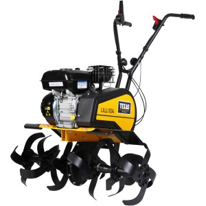 Texas Benzin-Motorhacke Lilli 534B mit B&S Motor und verstellbarer Arbeitsbreite.