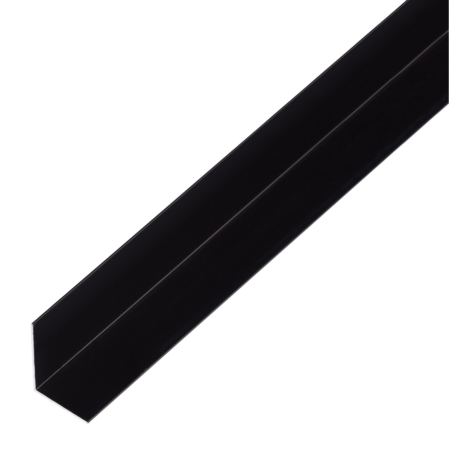 Alberts Winkelprofil Aluminium Schwarz 25 mm x 25 mm x 2000 mm