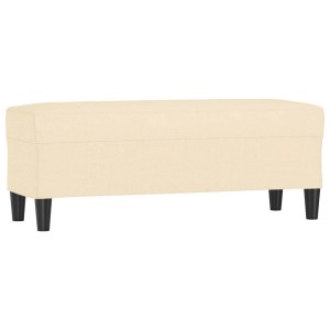 vidaXL Sitzbank Creme 100x35x41 cm Stoff 349409