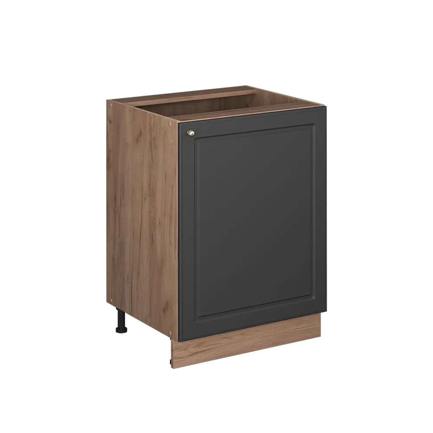 Vicco Küchenunterschrank Fame-Line Anthrazit-Gold Landhaus/Goldkraft Eiche 60 x 82 1 Tür ohne Arbeitsplatte Art Nr 65181