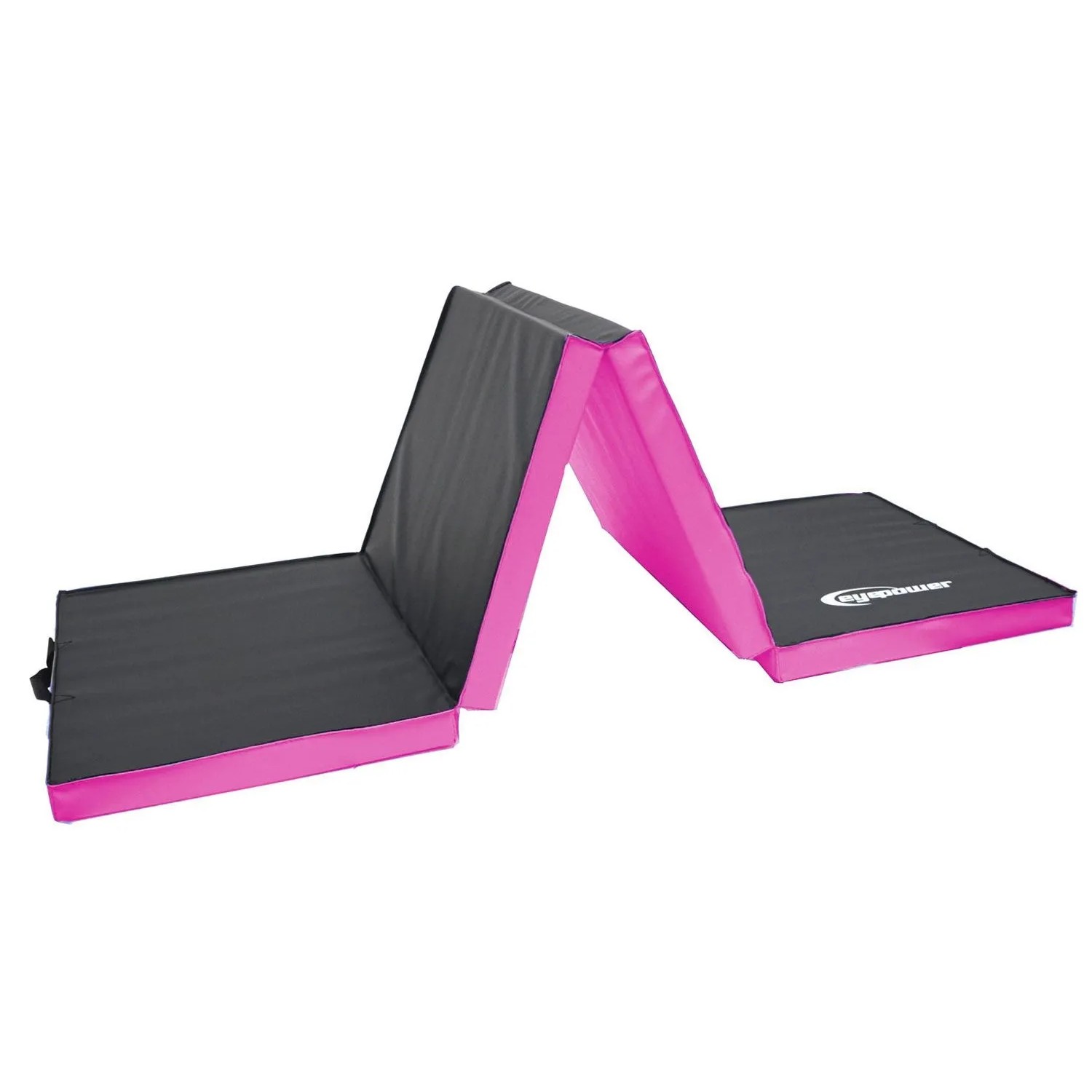 eyepower Gymnastikmatte Klappbar 180 x 60 x 5 cm Pink Schwarz