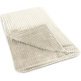 Beige Knuffelwuff Hundematte Timor Cord, 100x70cm, Detailansicht der Textur.