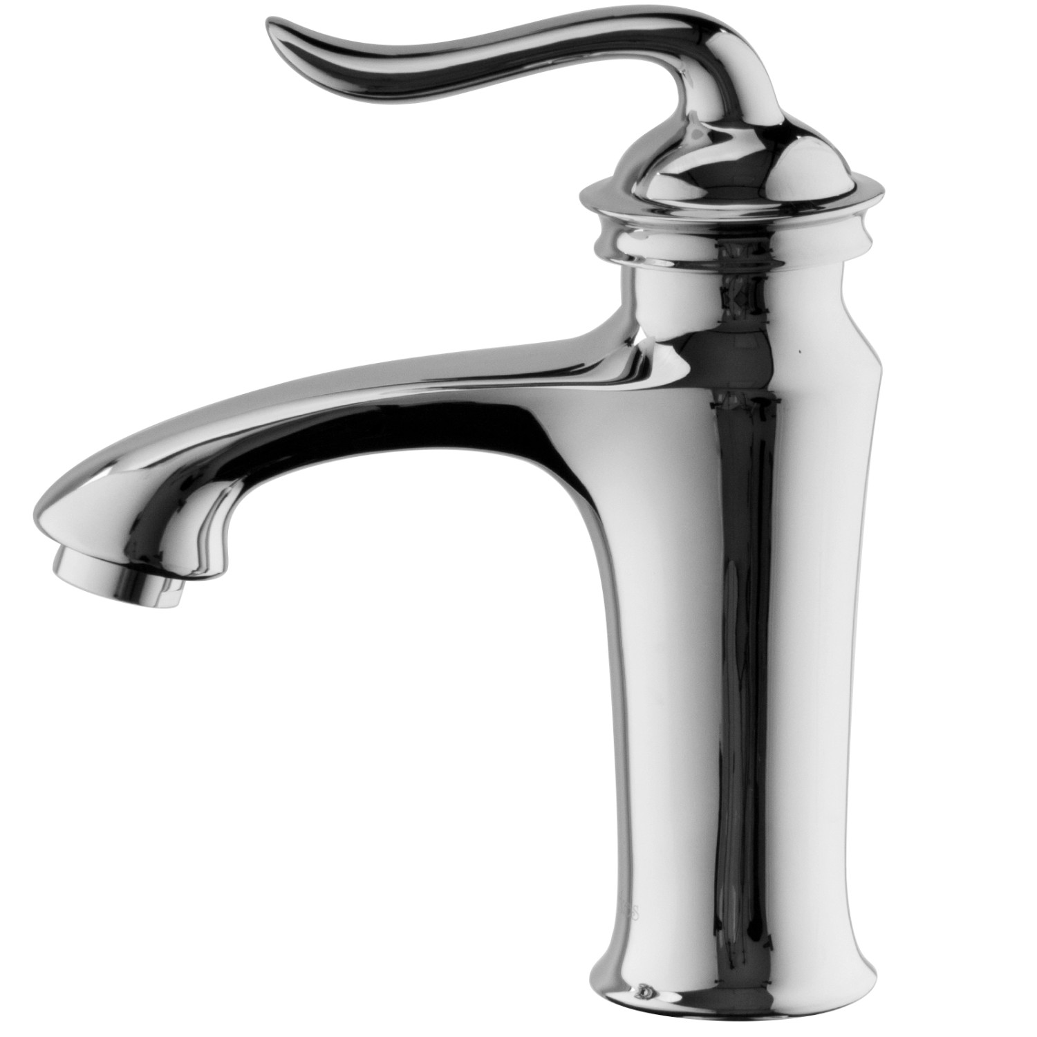 PaulGurkes Nostalgie Waschtischarmatur, Einhandmischer aus Chrom für Waschbecken.