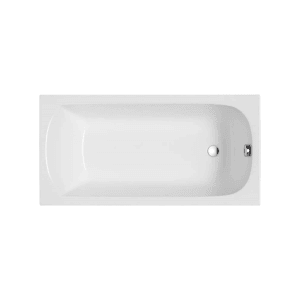 Bad Land Badewanne Rechteck CLASSIC SLIM 170x70 Mit Wannenträger Ablauf Füße