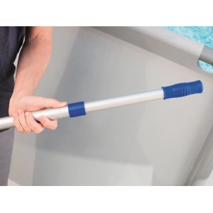 Bestway Flowclear Teleskop-Haltestiel für Poolkescher, Länge 3,6 m.