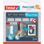 Tesa Powerstrips Click Medium, 4 Stück. Kleben statt bohren für Bilder und Deko.