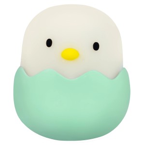 Grünes MegaLight LED-Nachtlicht Baby Eggy mit Akku, dimmbar und mit RGB Licht.