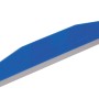 LUX Beschneidelineal, 60 cm, rostfrei mit blauem Kunststoffgriff und Maßskala für Tapezierarbeiten.