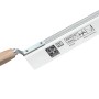 LUX Feinsäge Classic mit gekröpftem Buchenholzgriff, 250 mm Sägeblatt für präzise Holzarbeiten.