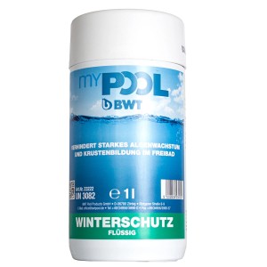 BWT Winterschutz 1L: Flüssiger Winterkonservierer gegen Algen für die Pool-Überwinterung.