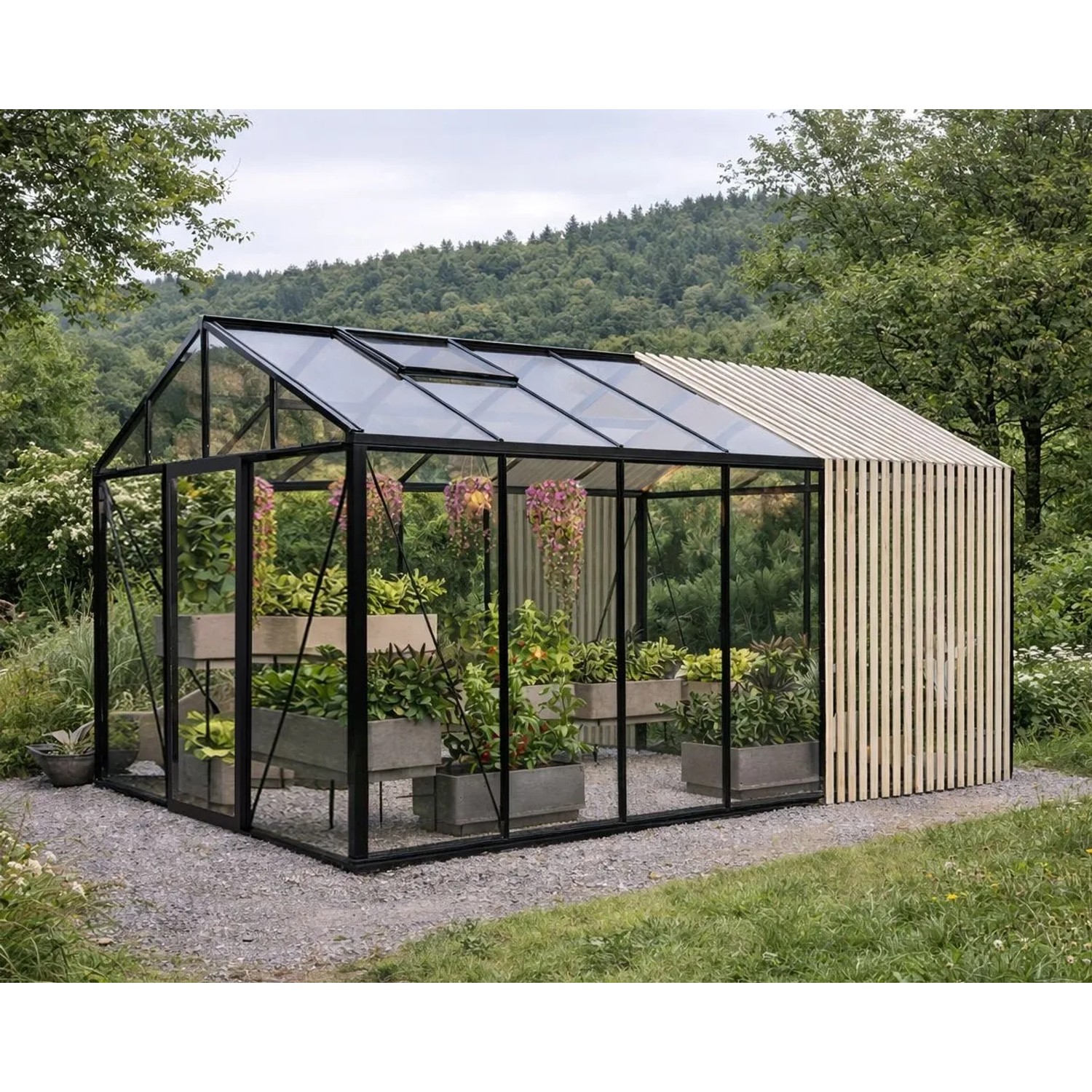 Bloomcabin Premium-Qualität Gewächshaus  Accoya-Fusion GHCAF6