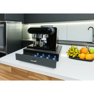 MCW Schubladenbox L98 unter Kaffeemaschine mit Kapseln, eine praktische Aufbewahrungsbox.
