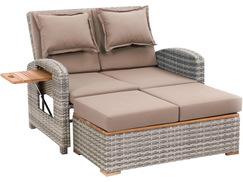 Greemotion Balkonia Blumenbrücke Taupe – Balkonkasten Für Geländer (Ø 30 Cm)