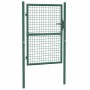 vidaXL Zauntor Stahl 100x125 cm Grün 145733
