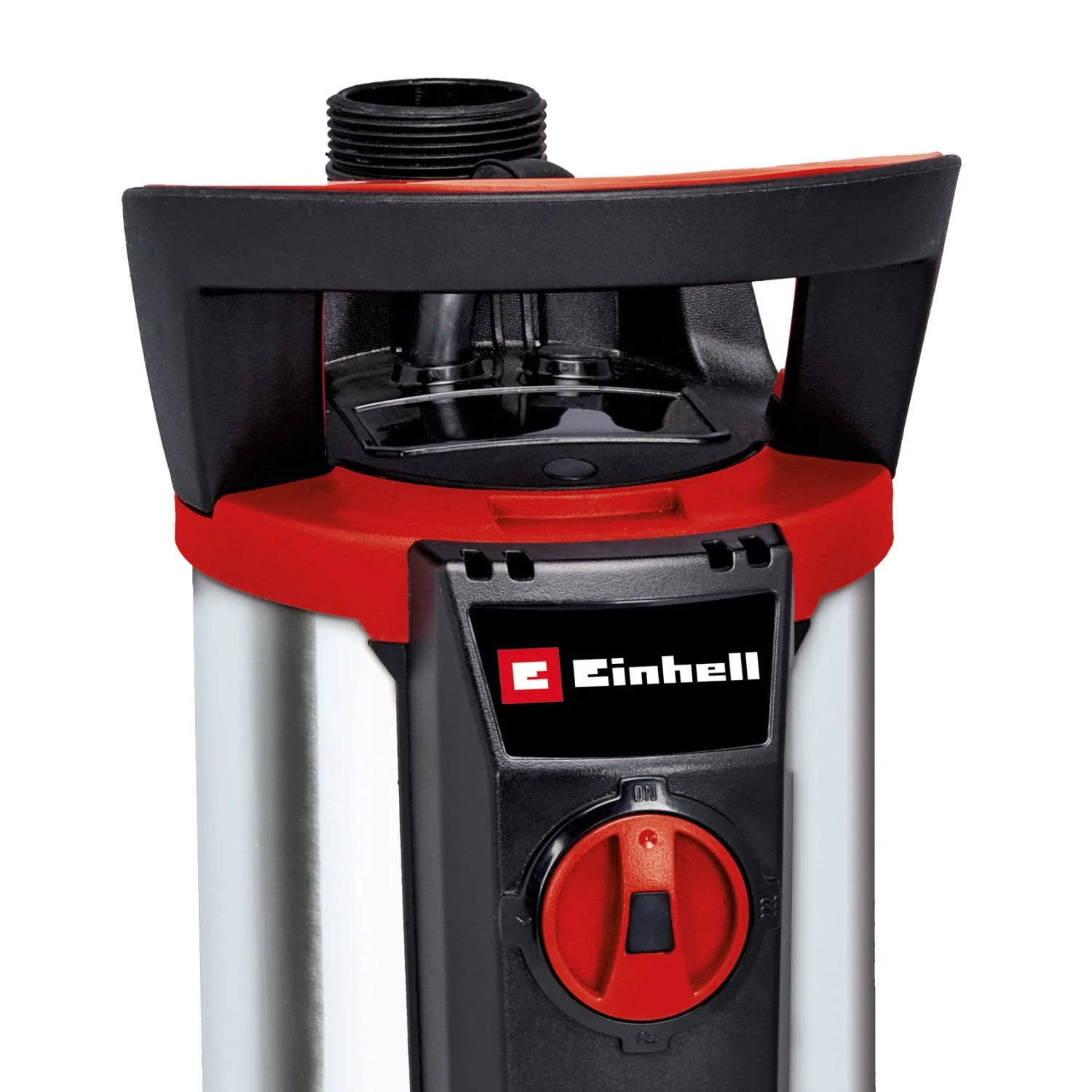 Einhell GE-DP 7035 N-A ECO Schmutzwasserpumpe mit Aquasensor, 700W, rot/schwarz/silber.