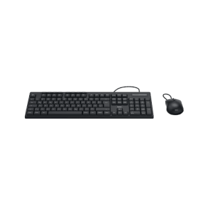 Hama USB-Tastatur-Maus-Set CKM-200, QWERTZ, kabelgebunden, schwarz.