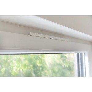 Schellenberg Fensterlüfter Plus, weiß, Doppelpack am Fensterrahmen für Luftaustausch.