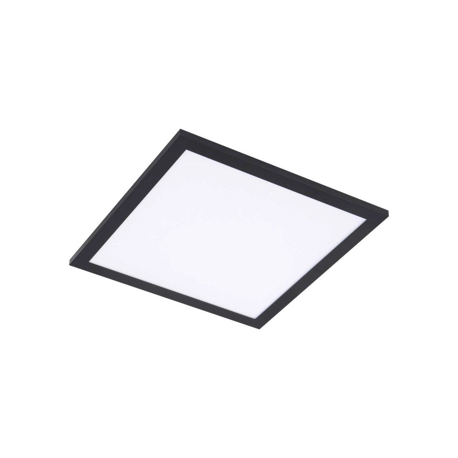 Lindby LED Deckenleuchte LED Panel Enhife 10023724 Modern in Schwarz 1-flam günstig online kaufen