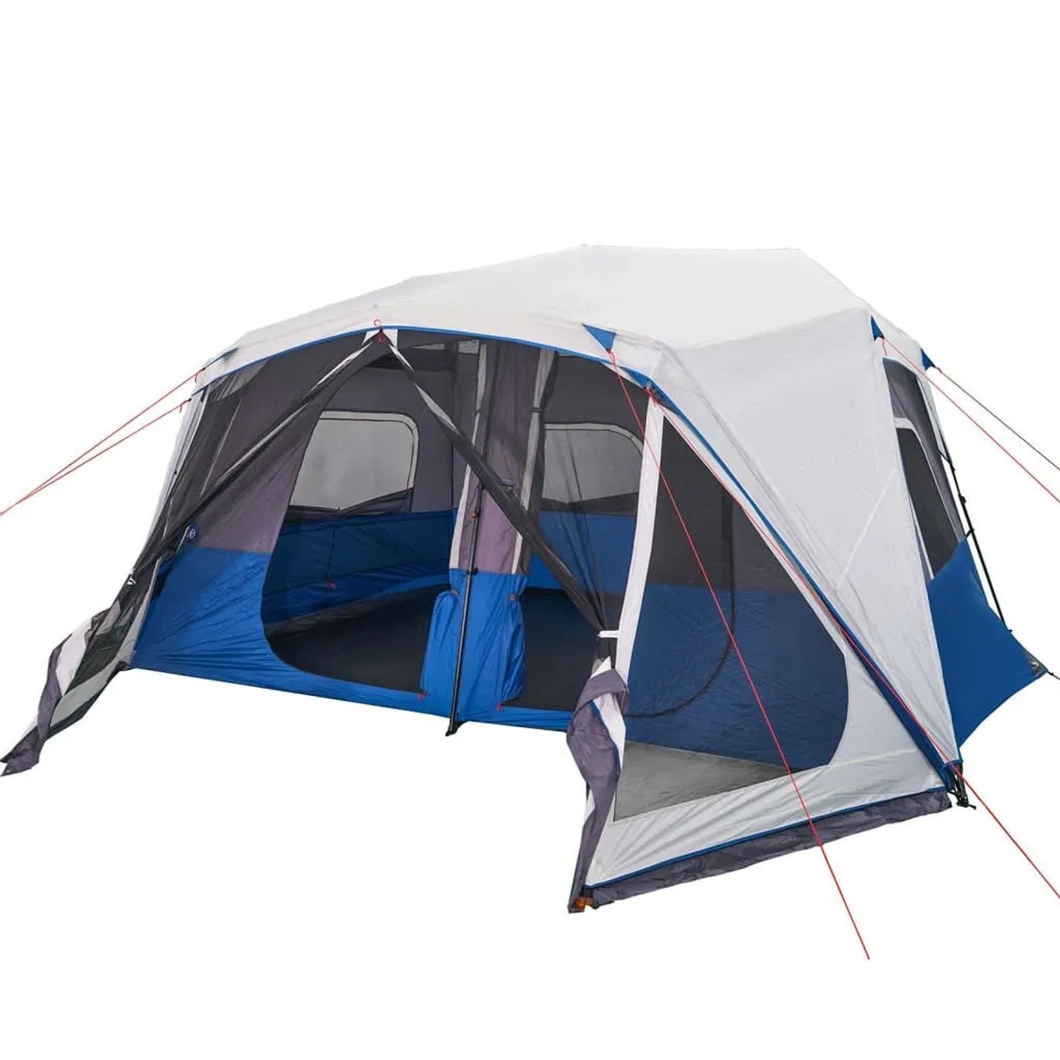 vidaXL Familienzelt mit LED 10 Personen Hellblau Quick Release 94301