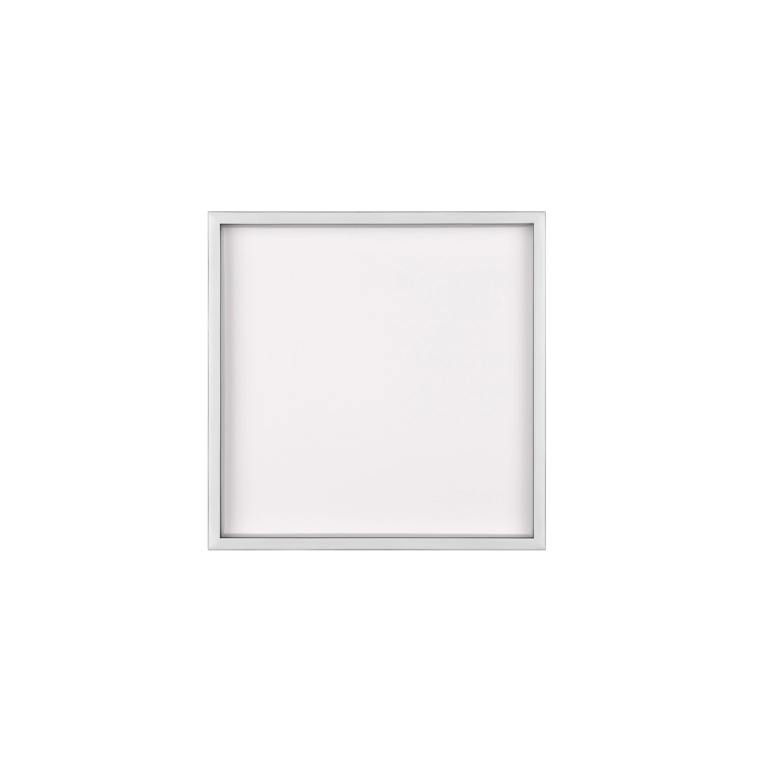 Schwarze, matte Reality LED-Deckenleuchte Rotonda, 35x35cm, 1-flammig.