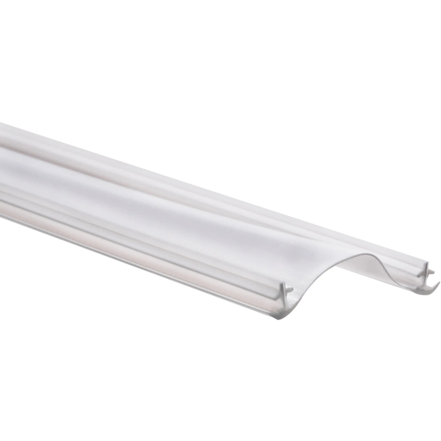 Schulte Dichtprofil, senkrecht, für gerahmte Badewannenfaltwand, weiß, 130 cm.